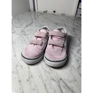 Vans pink toddler girls sneakers size 7